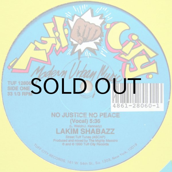 画像1: LAKIM SHABAZZ / NO JUSTICE NO PEACE