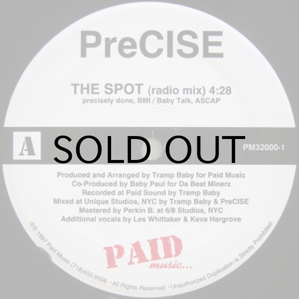 画像1: PreCISE - The Spot