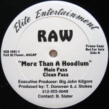 画像: RAW / MORE THAN A HOODLUM