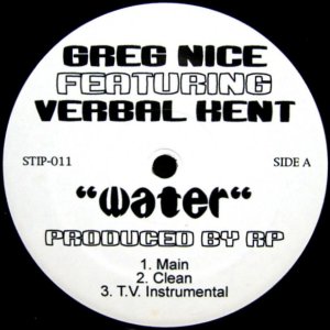 画像: GREG NICE feat. VERBAL KENT / WATER