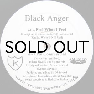 画像: BLACK ANGER / FEEL WHAT I FEEL