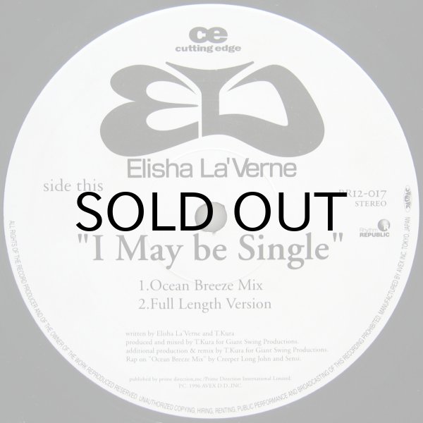 画像1: ELISHA LA'VERNE / I MAY BE SINGLE