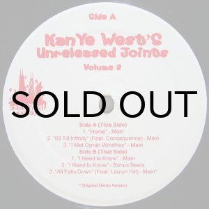 画像: KANYE WEST / UNRELEASED JOINTS VOLUME 3