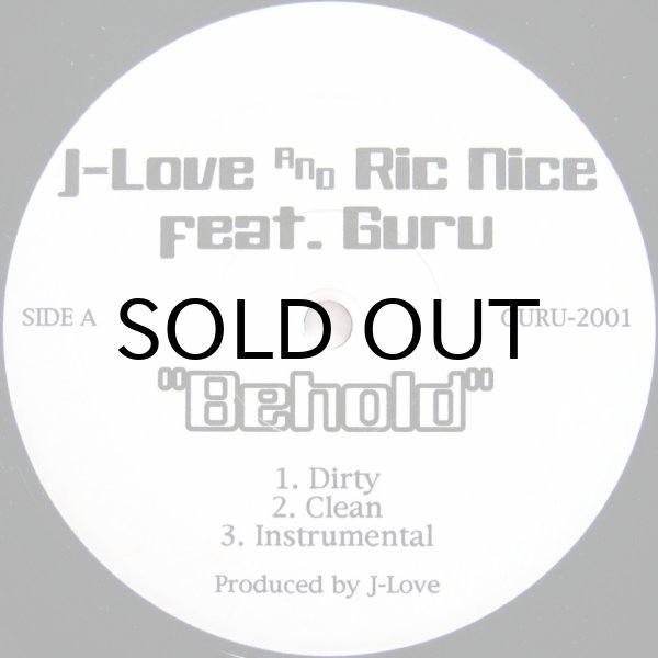 画像1: J-LOVE & RIC NICE feat. GURU / BEHOLD