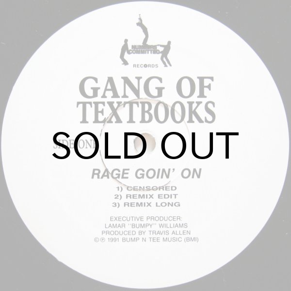 画像1: GANG OF TEXTBOOKS / RAGE GOIN' ON