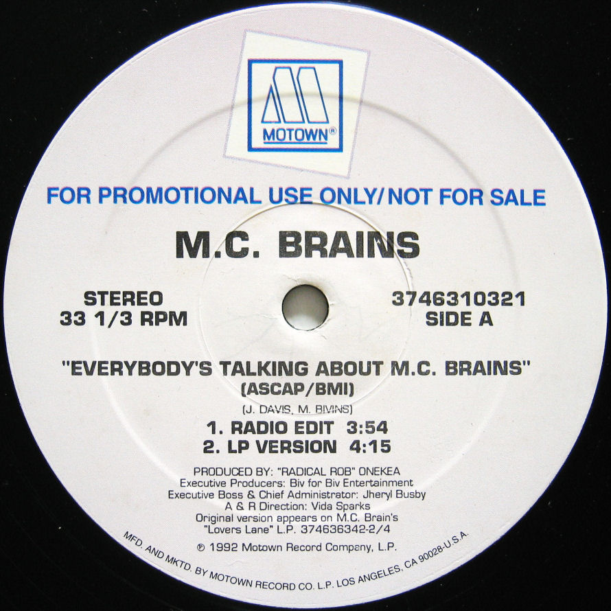 画像1: M.C. BRAINS / EVERYBODY'S TALKING ABOUT M.C. BRAINS