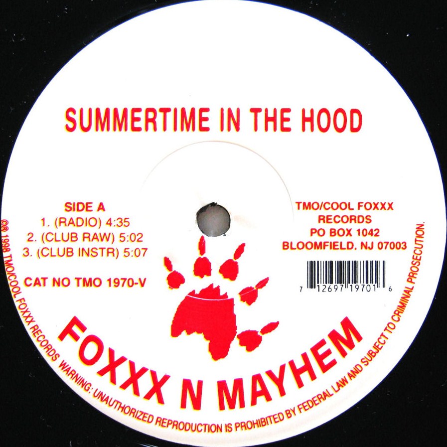 画像1: FOXXX N MAYHEM / SUMMERTIME IN THE HOOD