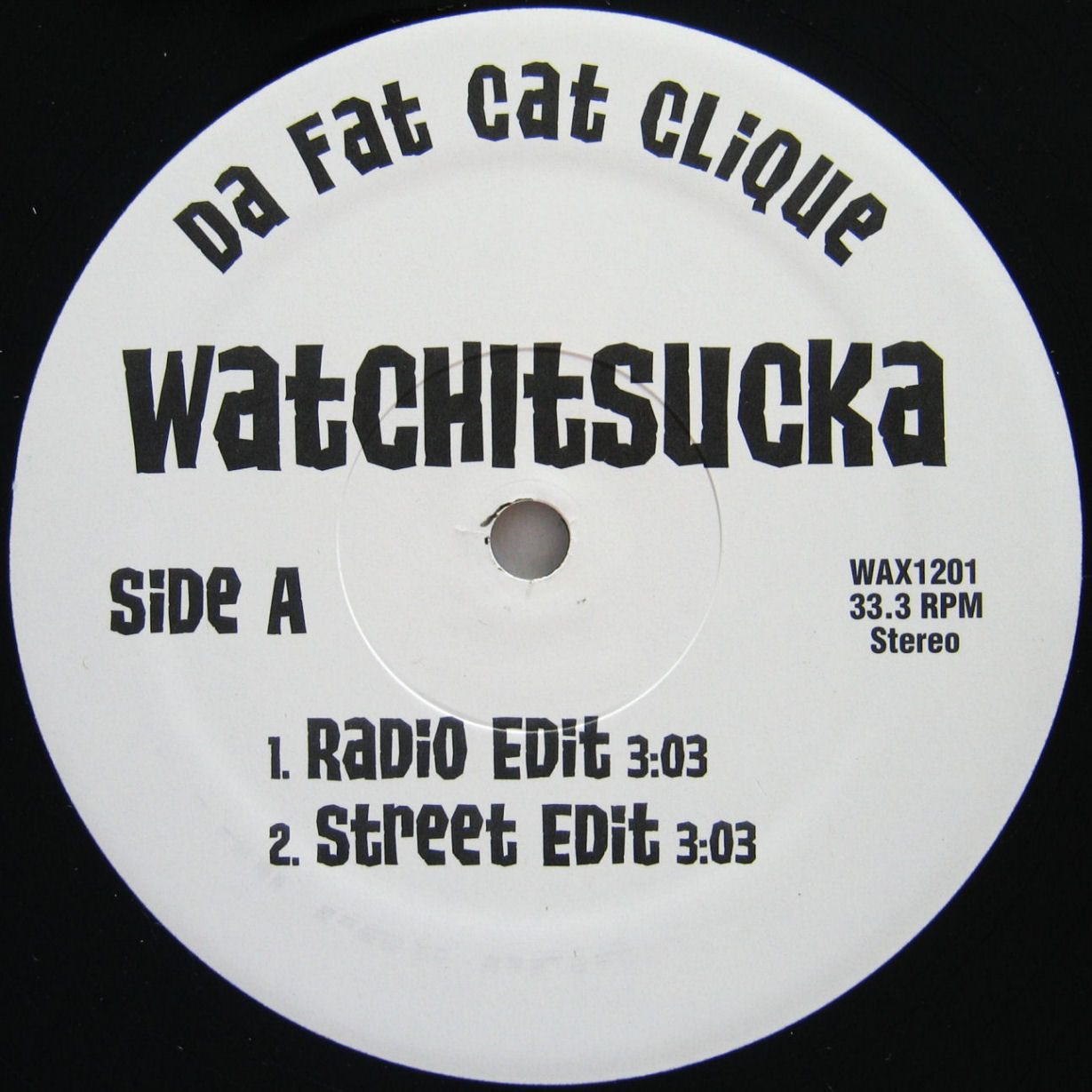 画像1: DA FAT CAT CLIQUE / WATCHITSUCKA