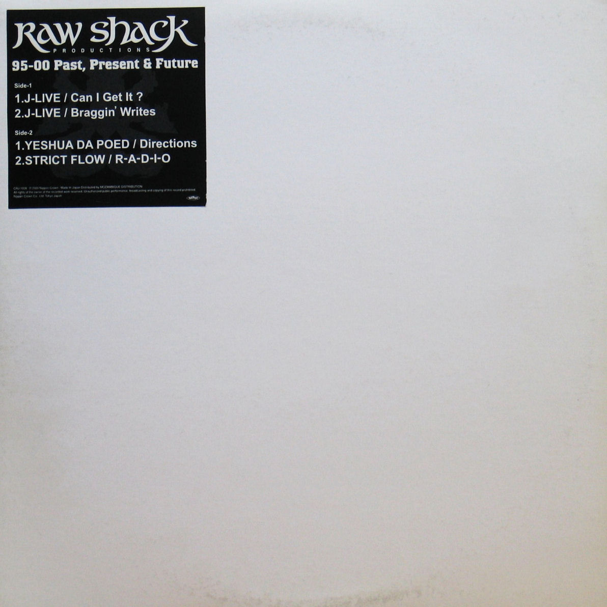 画像1: V.A. / RAW SHACK PRODUCTIONS: 95-00 PAST, PRESENT & FUTURE