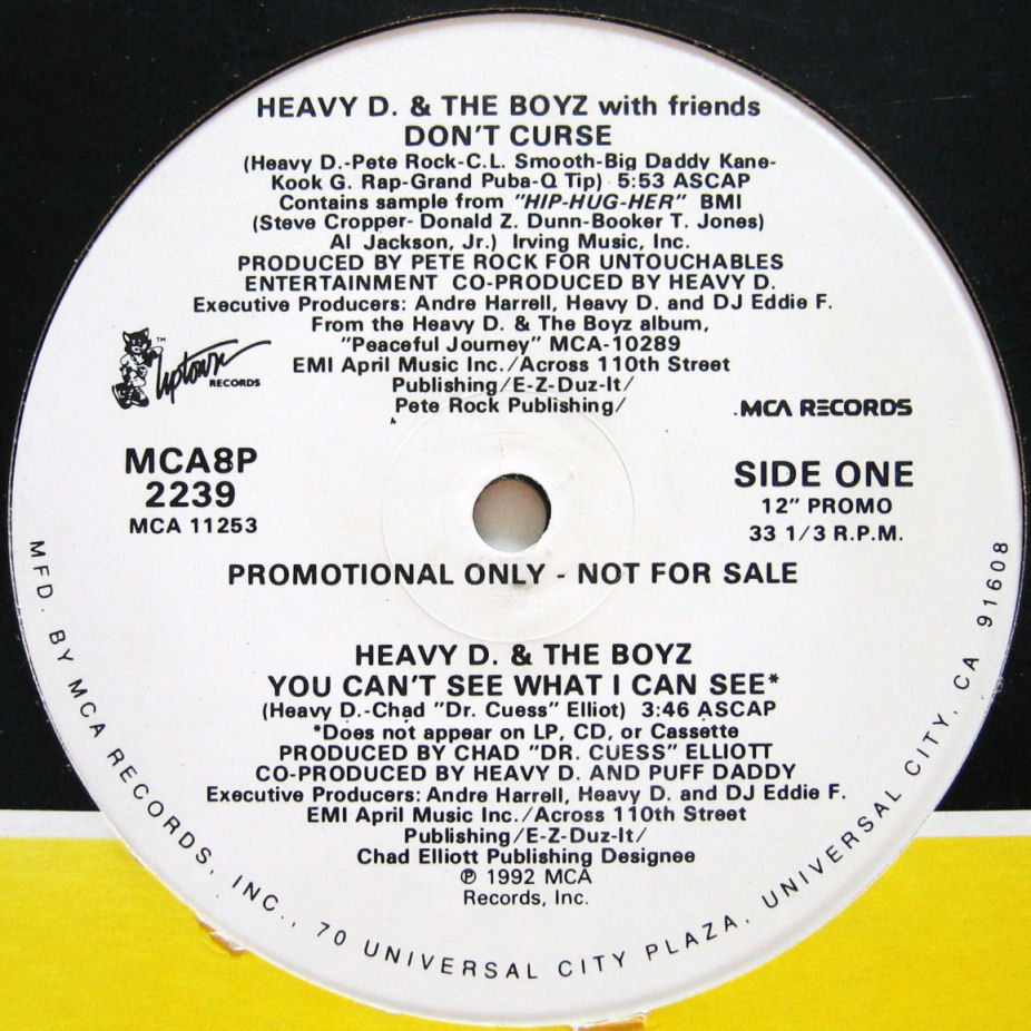 画像1: HEAVY D. & THE BOYZ with friends / DON'T CURSE